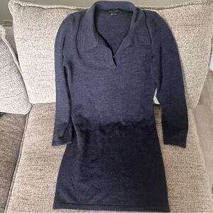 French Connection Heather Blue Sweater Dress